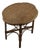 Mid-Century Free-Form Wicker and Rattan Side Table, 1960s For Sale