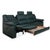 Leather Three-Seater Green Sofa from Himolla For Sale - Image 6 of 18