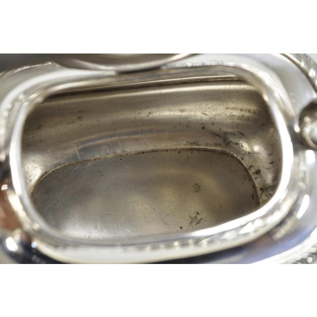Antique Walker Hall Sheffield Silver Plated Teapot Spirit Kettle on Warmer Stand For Sale - Image 9 of 18