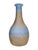 Large baluster-shaped vase in frosted blown glass with iridescent decoration, a flared neck, and a softened shoulder,...