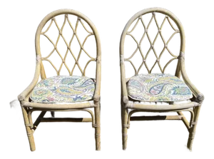 1990s McGuire Style Bentwood Chairs - 2 Available