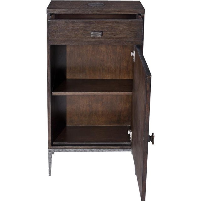 Traditional Sarreid Narrow Storage Cabinet For Sale - Image 3 of 5