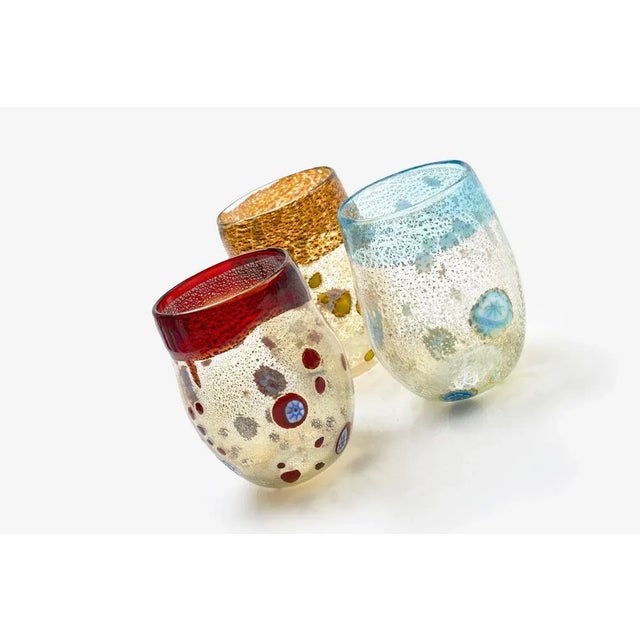 Modern Drinking Glasses by Mariana Iskra, Set of 3 For Sale - Image 4 of 4