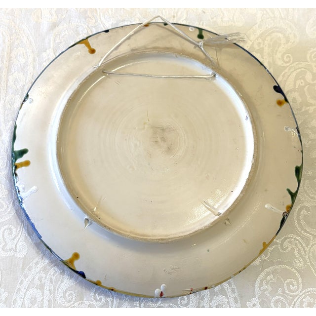 Vintage Majolica Bernard Palissy Style Decorative Ceramic Lobster Plate For Sale - Image 13 of 13