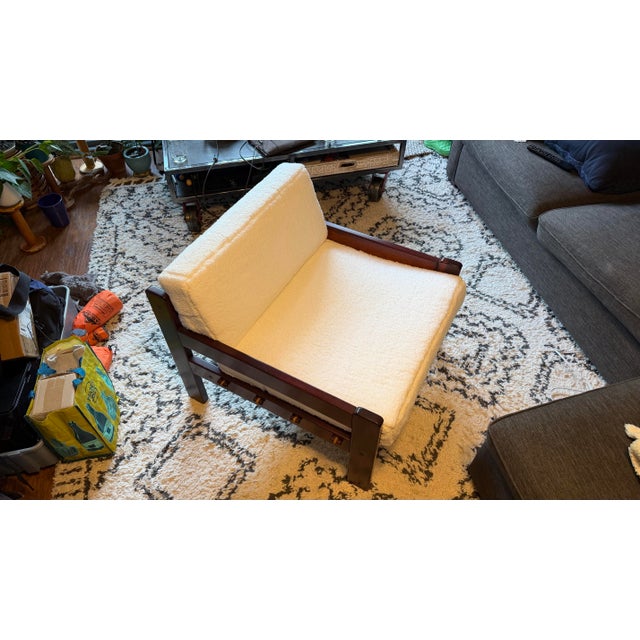 Mid-Century Modern 1960s Brazilian Mid-Century Modern Lounge Chair by Italma, Brazil For Sale - Image 3 of 12