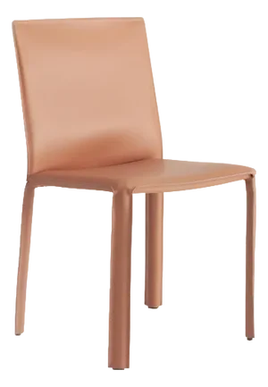 Jumpsuite Cognac Leather Chair by Morica Design