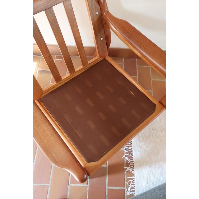 Teak Sledge-Base Lounge Chairs by Komfort, Denmark, 1960s, Set of 2 For Sale - Image 18 of 18