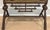 Antique 19th Century Napoleon III Faux Bamboo Fireplace Screen With Floral Needlework Panel For Sale - Image 14 of 18
