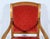 Red Set of 1st Part 19th Century Louis Philippe Cherry Wood Armchairs For Sale - Image 8 of 18