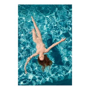 Original Art Photograph, Signed Limited Edition "Swim Way Up" Nude Woman