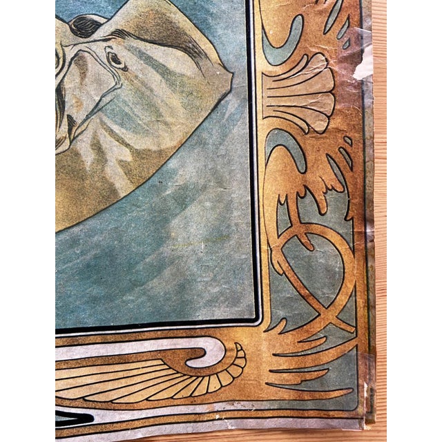 Alphonse Mucha. lot of 3 posters printed and edited by Athena Reproductions LTD. London 1973 They are sold unframed. and...