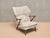 Textile Model 221 Lounge Chair in Élitis Tweed Fabric by Kurt Olsen for Slagelse Møbelværk, 1950s For Sale - Image 7 of 16