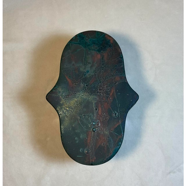 Late 20th Century William K Turner Raku Lava Art Pottery Lidded Box Signed For Sale In Greenville, SC - Image 6 of 11