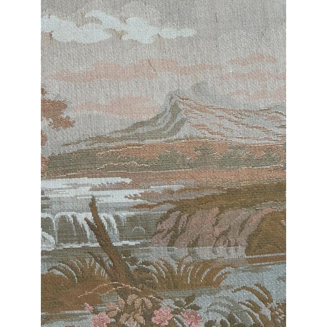 Textile Vintage French Jacquard Tapestry, 1980s For Sale - Image 7 of 18