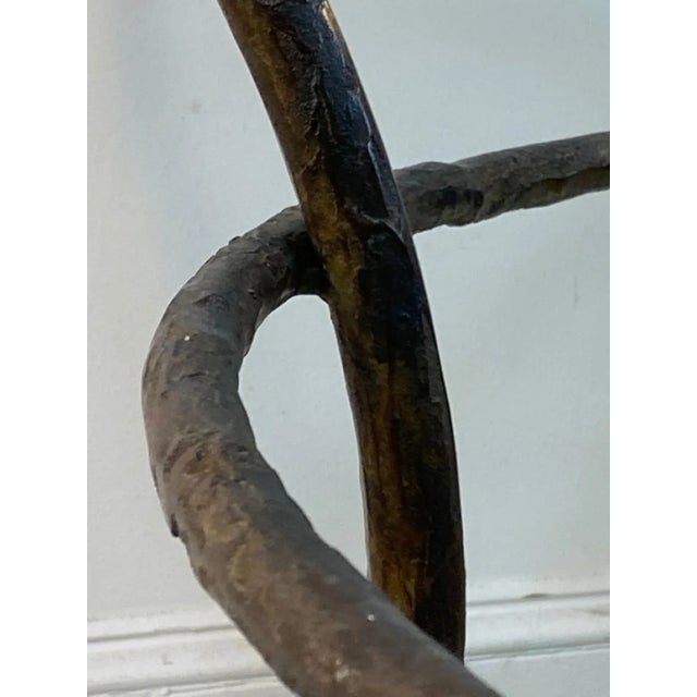 1970s 1970s Monumental Giacometti Style Brutalist Bronze Owl & Bird Dining Table For Sale - Image 5 of 10