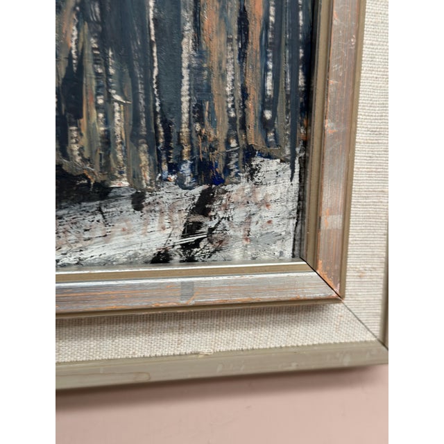 Lars Matson, Evening Sun Over Wasteland, 1950s, Oil Painting on Panel, Framed For Sale - Image 7 of 16