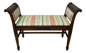 1940's Adams Style Painted Bench