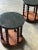 1970s 1970s American Modernist Designer Spool and Slate Side Tables by Henredon Custom Folio Three - a Pair For Sale - Image 5 of 12