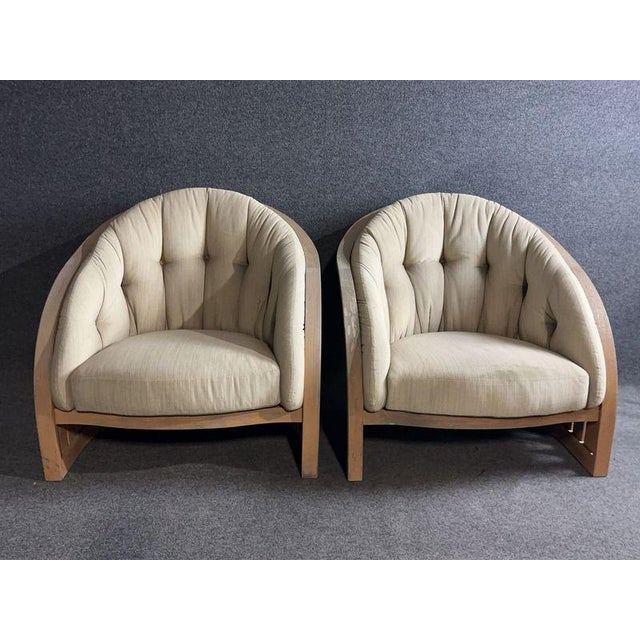 Mid-Century Modern Summit Picket Lounge Chairs and Ottomans Patio Furniture For Sale - Image 3 of 12