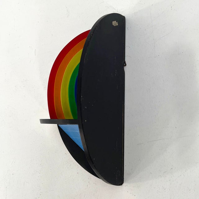 Rainbow Wall Sculpture from Lucio Del Pezzo, 1977 For Sale - Image 4 of 9