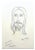 Jean Cocteau, Christ, Lithograph, 1957 For Sale