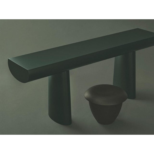 Console Table in Dark Aubergine by Aldo Bakker for Karakter For Sale - Image 16 of 18