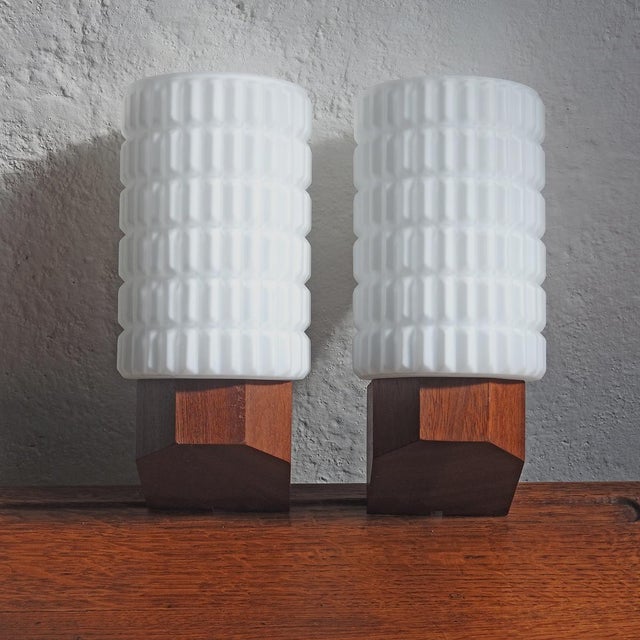 Brown Mid-Century Modern Wall Lights from Philips, Netherlands, 1960s, Set of 2 For Sale - Image 8 of 8