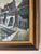 1960’s Frank European Town Landscape Scene Oil on Canvas Painting, Framed For Sale - Image 9 of 11