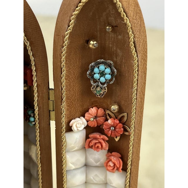 Statuette of the Madonna with 18K Gold and Precious Stones, Italy, 1981 For Sale - Image 10 of 14