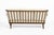 Ivory Danish Modern Solid Walnut Spindle Back Sofa in Schumacher Fabric, Circa 1960 For Sale - Image 8 of 18