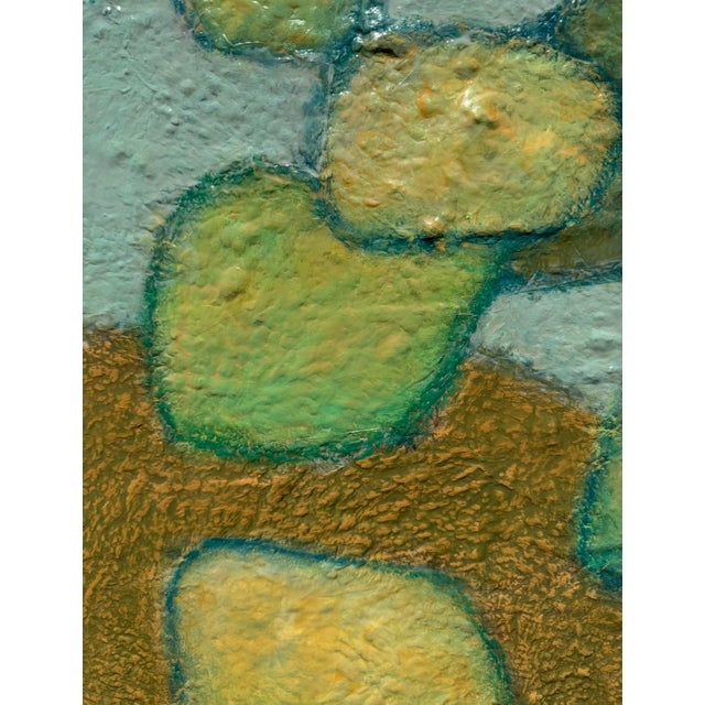 Paint "Orbiting Meadows" Original Mixed Media Abstract by Zac Woodiel For Sale - Image 7 of 12