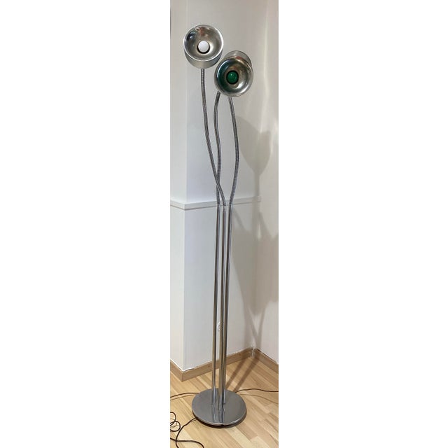 Adjustable Three-Arm Floor Lamp, Italy, 1970s For Sale - Image 17 of 17