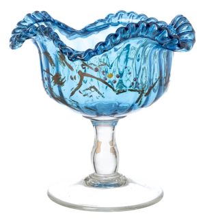 Small Fruit Bowl in Crystal and Glass