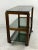 Cart in Wood and Glass Smoke with Wheels, Italy, 1980s For Sale - Image 5 of 10