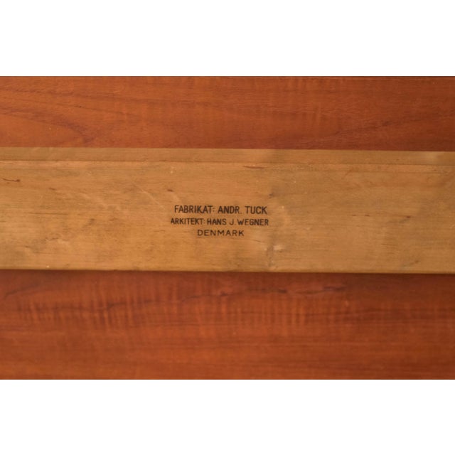 Coffee Vintage Danish At-11 Solid Teak Coffee Table by Hans J. Wegner For Sale - Image 8 of 10