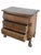 Vintage Dutch Baroque Revival Oak Bombé Three-Drawer Chest With Paw Feet For Sale - Image 10 of 18