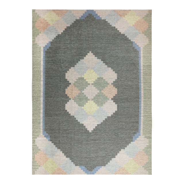 Vintage Inspired Kilim Rug For Sale