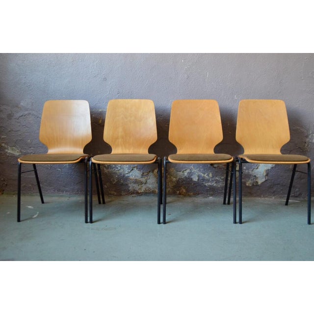 Mid-Century Scandinavian Dining Chairs from Hiller, Set of 4 For Sale - Image 14 of 15