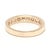 1ctw Diamond Channel Set Band, 14k Yellow Gold, Ring Size 7 For Sale In Greensboro - Image 6 of 7