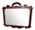 Mahogany Chippendale Style Buffet Mirror For Sale