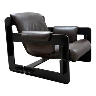 Armchair in Leather and Ash by Arne Jacobsen for Asko, 1960s For Sale
