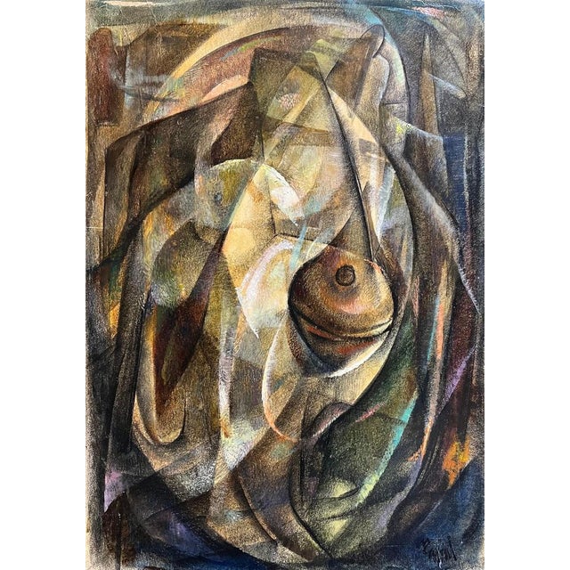 Vivaldo Martini, The Top, Oil on Canvas For Sale - Image 10 of 10