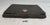 Metal Antique 1914 Black Leather Wrapped Inkwell Writing Travel Lap Desk Box Calendar For Sale - Image 7 of 14