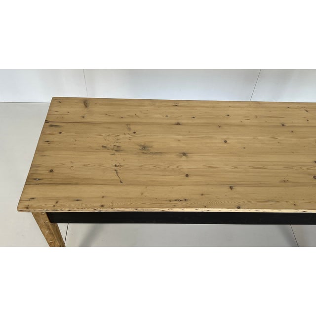 Contemporary French Rustic Country House Table, 1940s For Sale - Image 3 of 10