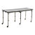 Vintage Industrial Rolling Porcelain Embalming Table For Sale