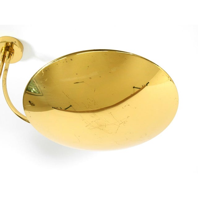 Vintage German Duan Brass Pendant Lamp by Florian Schulz, 1970s For Sale - Image 6 of 17