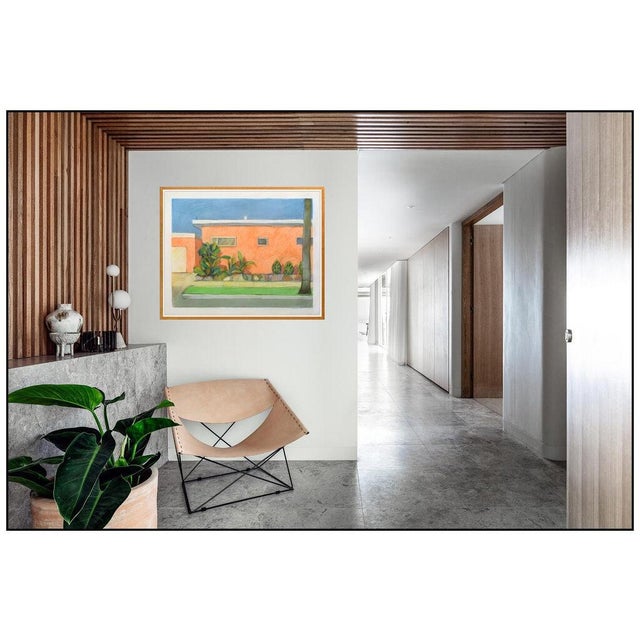 Message us to inquire about custom framing options! (Included for free with every purchase) The artwork here, "Against a...