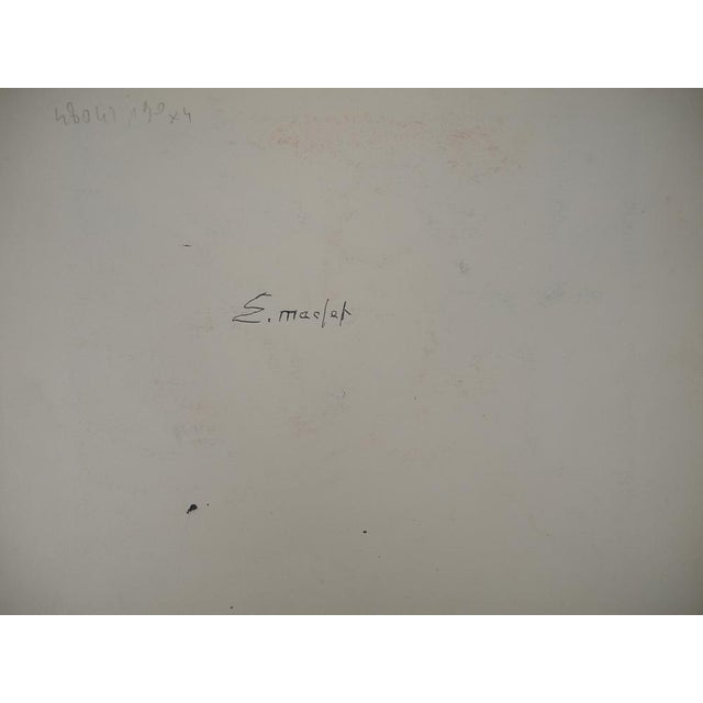 Elisée Maclet, The Ramparts, Watercolor, Early 20th Century For Sale - Image 6 of 8