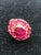 Metal Bochic "Orient" Vintage 50 Carat Natural Multi Ruby Ring Set 18K Gold &Silver For Sale - Image 7 of 18