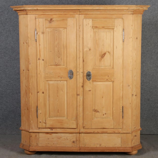 Early 19th Century Antique Softwood Cabinet, 1820 For Sale - Image 5 of 18
